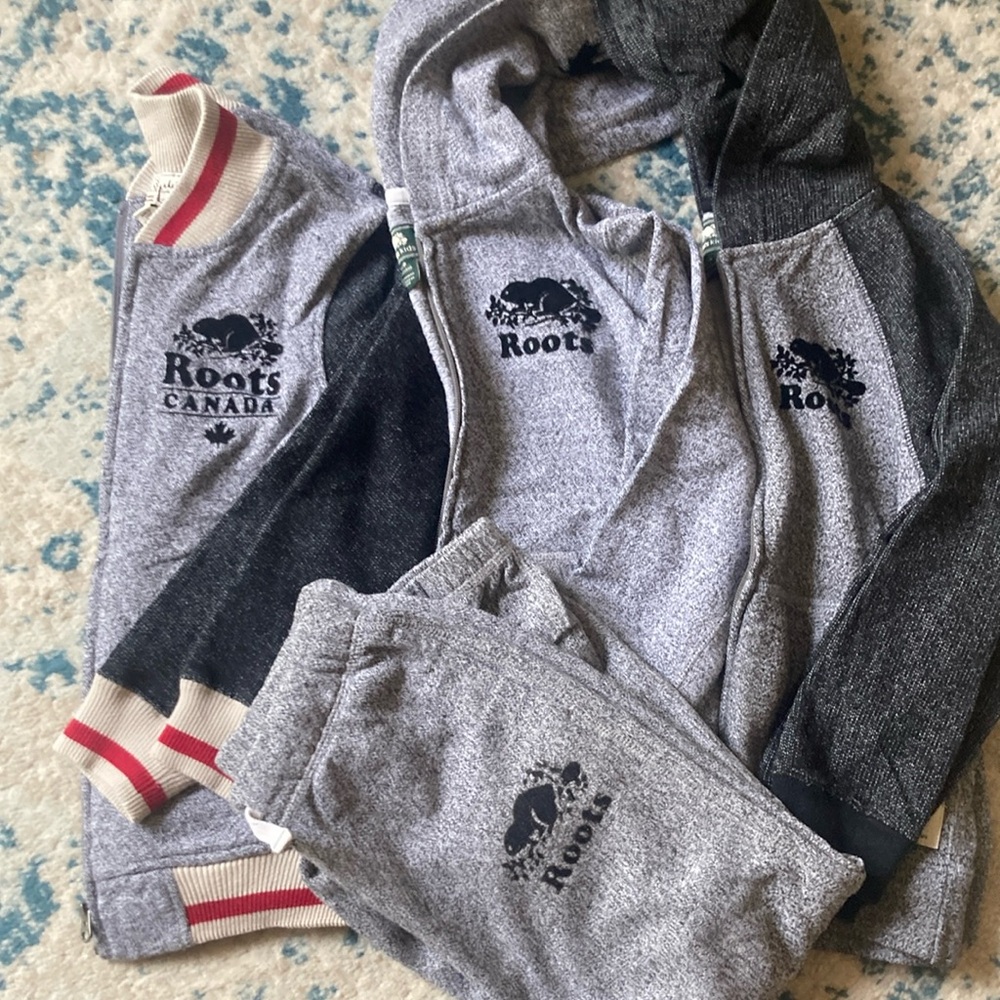 Roots Kids Gray Sweatpants